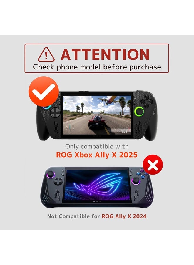 جراب حماية لجهاز ROG Xbox Ally X / ROG Xbox Ally، مع واقيين للشاشة، أسود - Image 2